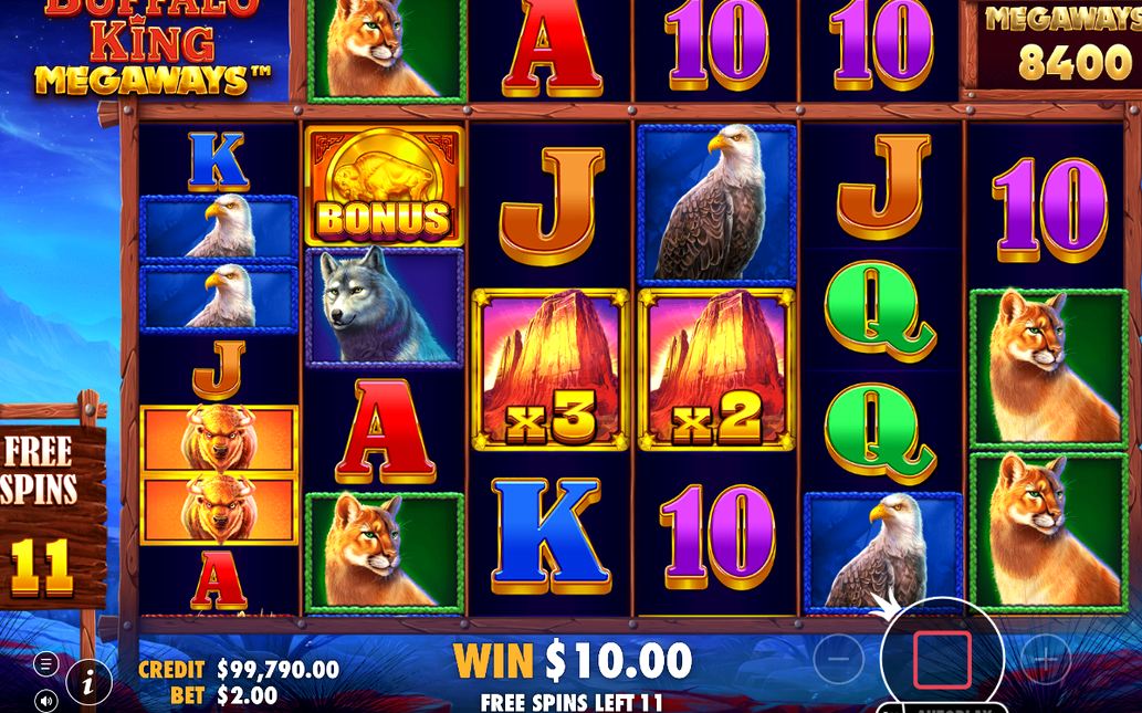 Free Spins i nattpalett med stjärnhimmel som bakgrund